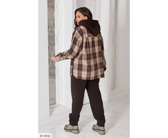 Жіночий прогулянковий костюм зі штанами великі розміри р.48-50;52-54;56-58;60-62 (3кол.) "BELUZA" купити недорого від прямого постачальника, зображення 6