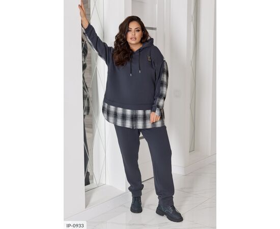 Жіночий прогулянковий костюм зі штанами великі розміри р.48-50;52-54;56-58;60-62 (3кол.) "BELUZA" купити недорого від прямого постачальника, зображення 7