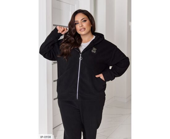 Костюм на флісі жіночий великого розміру р.48-50;52-54;56-58;60-62 (3кол.) "BELUZA" купити недорого від прямого постачальника, зображення 3