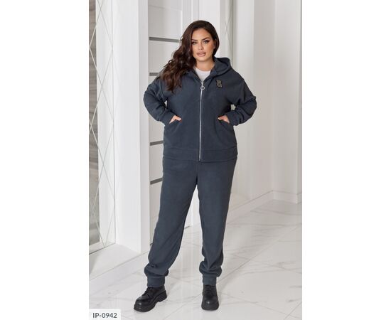 Костюм на флісі жіночий великого розміру р.48-50;52-54;56-58;60-62 (3кол.) "BELUZA" купити недорого від прямого постачальника, зображення 7