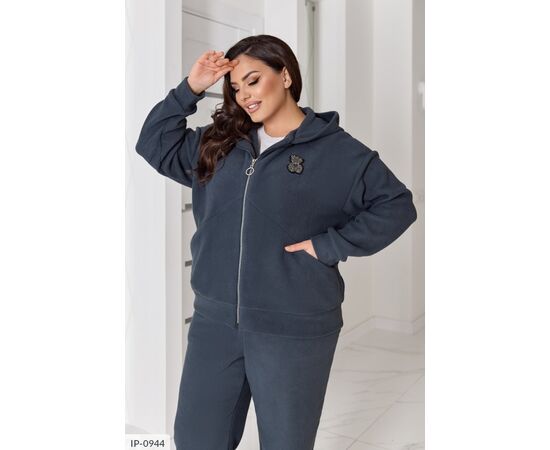 Костюм на флісі жіночий великого розміру р.48-50;52-54;56-58;60-62 (3кол.) "BELUZA" купити недорого від прямого постачальника, зображення 9