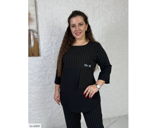 Костюм двійка жіночий великі розміри р.46-48;50-52;54-56;58-60;62-64 "VLADA" купити недорого від прямого постачальника, зображення 2