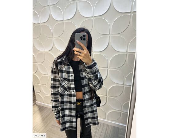 Жіноча фланелева сорочка р.S-L (2кол.) "ANNVER" купити недорого від прямого постачальника, зображення 5