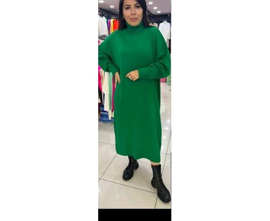 Плаття жіноче NM413 green р.one size "Namik" недорого оптом від прямого постачальника, зображення 2