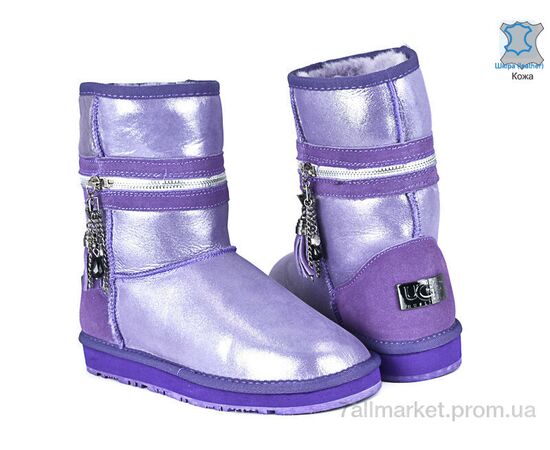 Уггі жіночі утеплені Зима 36-101 purple (6 пар р.36-41) "Violeta" недорого оптом від прямого постачальника, зображення 2