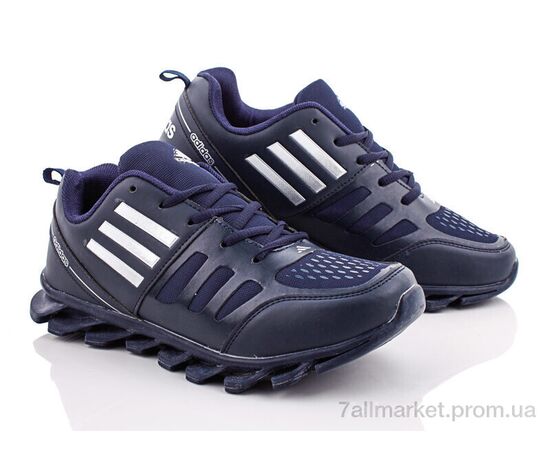 Кросівки чоловічі модні Весна/осінь 1648-31 navy-silver (8 пар р.41-45) "Class Shoes" недорого оптом від прямого постачальника, зображення 2