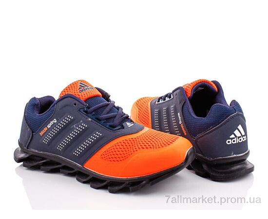 Кросівки чоловічі модні Весна/осінь AR11 синьо-оранжевий (8 пар р.41-45) "Class Shoes" недорого оптом від прямого постачальника, зображення 2