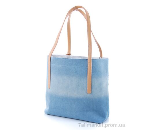 Жіноча сумка X9390 l.blue 32*45*14 см, "Euromoda" недорого оптом від прямого постачальника, зображення 2