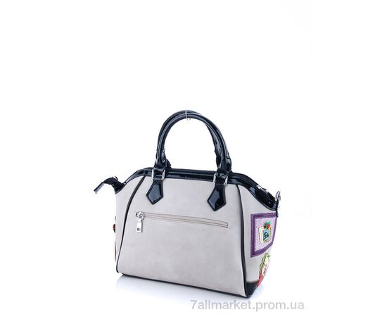 Жіноча сумка BR2022 grey 24*36*14 см, "Euromoda" недорого оптом від прямого постачальника, зображення 2