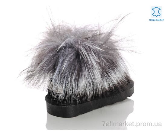 Фотография Угги детские утепленные зима 6015 black (6 пар р.26-30) "ITTS" недорого оптом от прямого поставщика, изображение 2