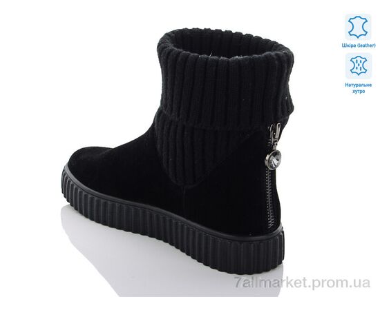 Черевики жіночі стильні Зима 2JA501 (10 пар р.35-41) "Euromoda" недорого оптом від прямого постачальника, зображення 2