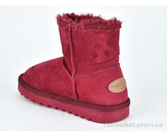 Фотография Угги детские утепленные зима W1-101 wine (8 пар р.28-32) "Violeta" недорого оптом от прямого поставщика, изображение 2