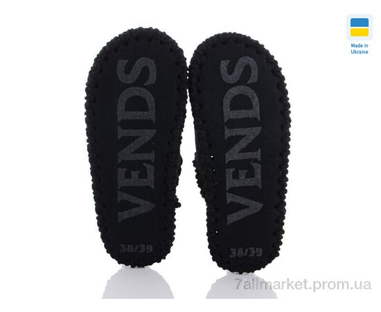 Фотография Тапки детские домашние Весна/осень 260W чорний (9 пар р.36-41) "Active" недорого оптом от прямого поставщика, изображение 3