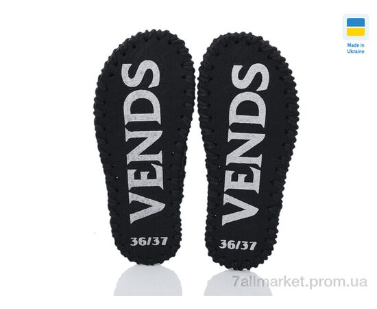 Фотография Тапки женские для дома Весна/осень 253W чорний (9 пар р.36-41) "Active" недорого оптом от прямого поставщика, изображение 3