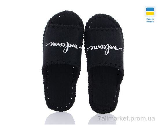 Тапки жіночі для будинку Весна/осінь 267W чорний (9 пар р.36-41) "Active" недорого оптом від прямого постачальника, зображення 2