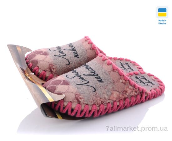 Тапки жіночі для будинку Літо 5-129 (10 пар р.36-41) "Active" недорого оптом від прямого постачальника, зображення 3