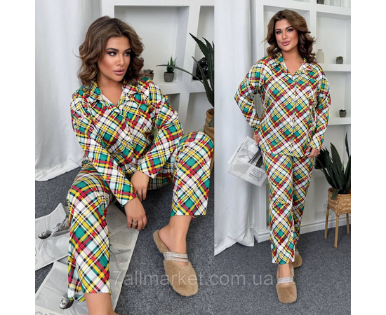 Піжама жіноча трикотажна 46-60 "LADA" недорого від прямого постачальника, зображення 2
