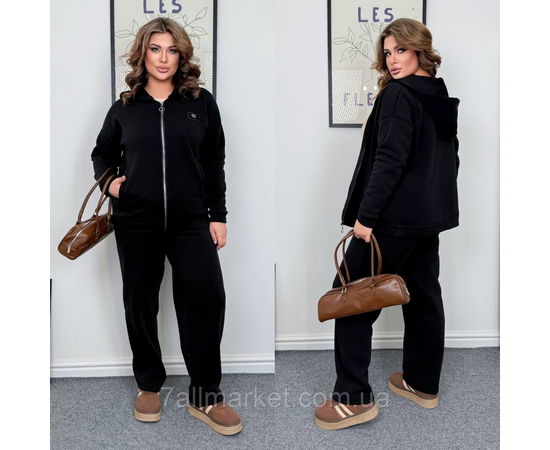 Костюм жіночий спортивний тринитка на флісі (46-60) "LADA" недорого від прямого постачальника, зображення 2