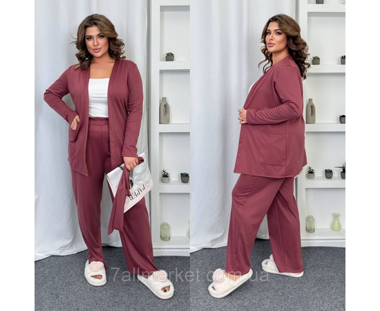 Піжама жіноча трикотажна 46-60 "LADA" недорого від прямого постачальника, зображення 2