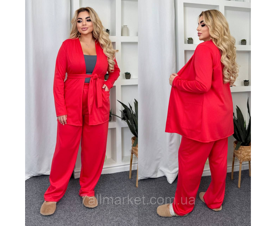 Піжама жіноча трикотажна 46-60 "LADA" недорого від прямого постачальника, зображення 2