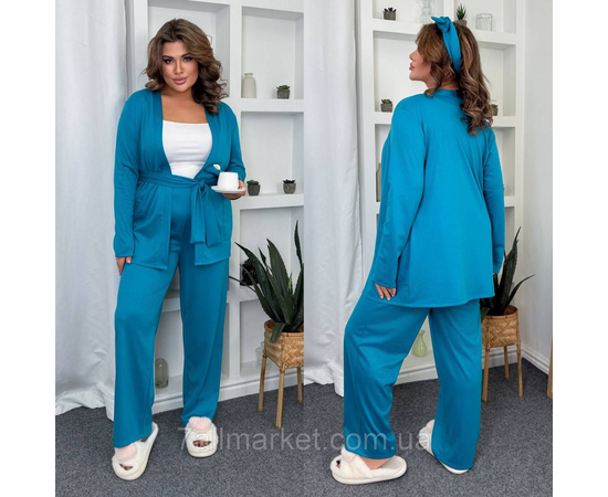 Піжама жіноча трикотажна 46-60 "LADA" недорого від прямого постачальника, зображення 2