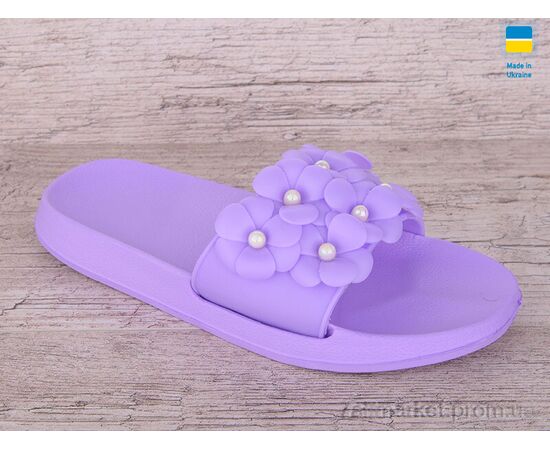 Шльопанці жіночі полегшені Літо DS45-7 светло бузковый (6 пар р.36-40) "DeMur" недорого оптом від прямого постачальника, зображення 2