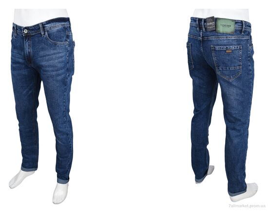 Джинси чоловічі Весна/осінь 1602 (8 шт. р.сітка29-36) "Baron" недорого оптом від прямого постачальника, зображення 3
