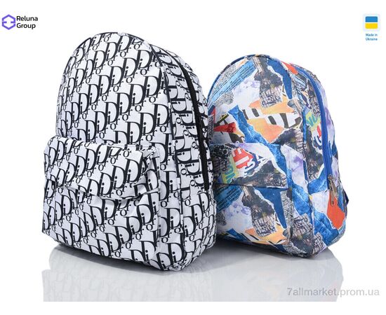 Фотография Рюкзак детский 420-1 mix 36*28*12 см, "Reluna Group" недорого оптом от прямого поставщика, изображение 2