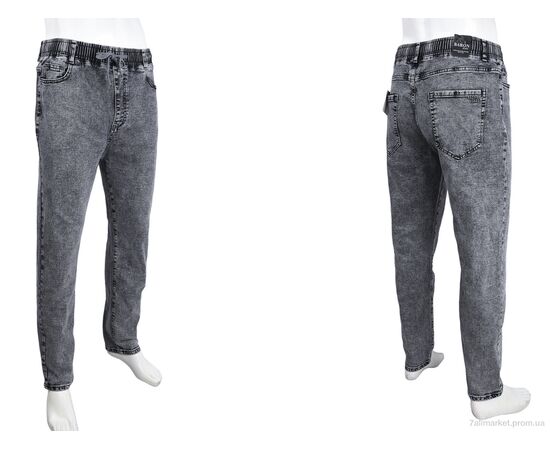 Джинси чоловічі Весна/осінь H1725 (8 шт. р.сітка29-36) "Baron" недорого оптом від прямого постачальника, зображення 3