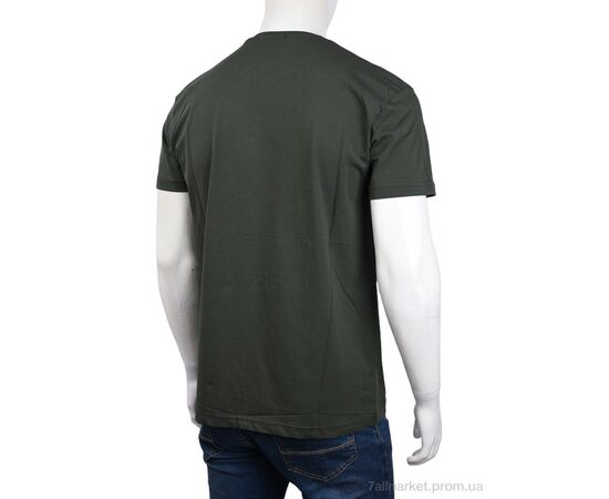Футболка чоловіча Літо 3707-074-1 khaki (4 шт. р.сіткаM-2XL) "Мир" недорого оптом від прямого постачальника, зображення 2