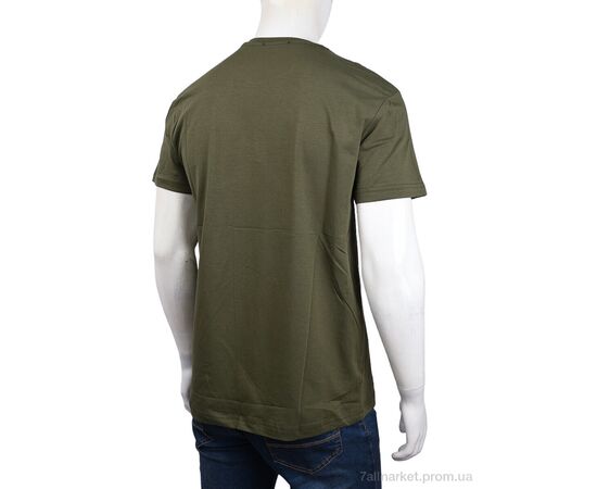 Футболка чоловіча Літо 3707-0088-2 green (4 шт. р.сіткаM-2XL) "Мир" недорого оптом від прямого постачальника, зображення 2