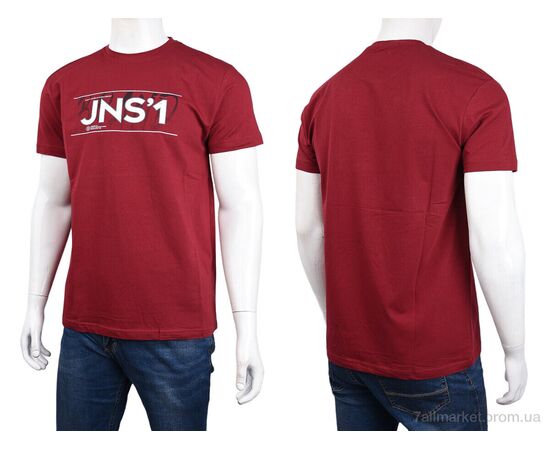 Футболка чоловіча Літо 3707-0080-1 bordo (4 шт. р.сіткаM-2XL) "Мир" недорого оптом від прямого постачальника, зображення 3