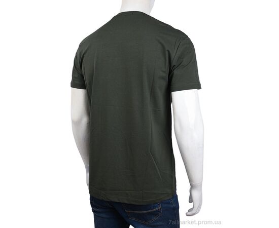 Футболка чоловіча Літо 3707-0072-1 green (4 шт. р.сіткаM-2XL) "Мир" недорого оптом від прямого постачальника, зображення 2