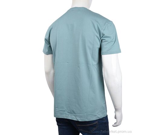 Футболка чоловіча Літо 3707-100-3 green (4 шт. р.сіткаM-2XL) "Мир" недорого оптом від прямого постачальника, зображення 2