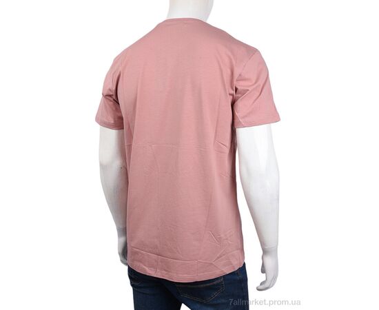 Футболка чоловіча Літо 3707-100-5 pink (4 шт. р.сіткаM-2XL) "Мир" недорого оптом від прямого постачальника, зображення 2