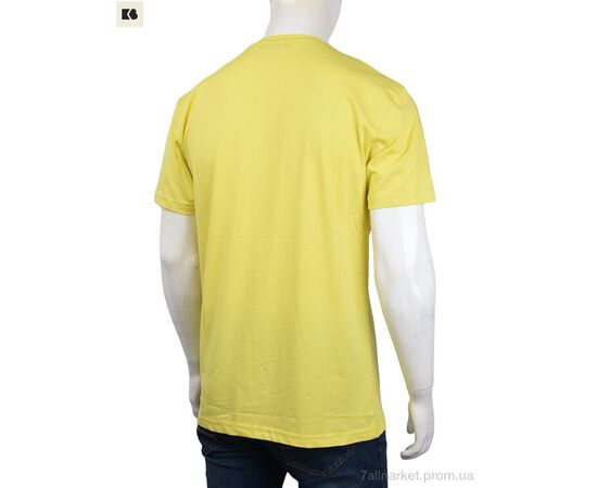 Футболка чоловіча Літо 3707-116-5 yellow (4 шт. р.сіткаM-2XL) "BIG" недорого оптом від прямого постачальника, зображення 2