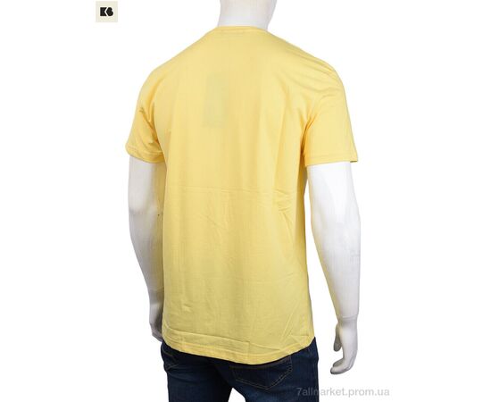 Футболка чоловіча Літо 3707-0088-4 yellow (4 шт. р.сіткаM-2XL) "BIG" недорого оптом від прямого постачальника, зображення 2