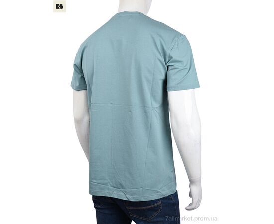 Футболка чоловіча Літо 3707-100-3 green (4 шт. р.сіткаM-2XL) "BIG" недорого оптом від прямого постачальника, зображення 2