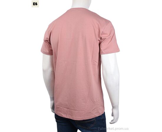 Футболка чоловіча Літо 3707-100-5 pink (4 шт. р.сіткаM-2XL) "BIG" недорого оптом від прямого постачальника, зображення 2