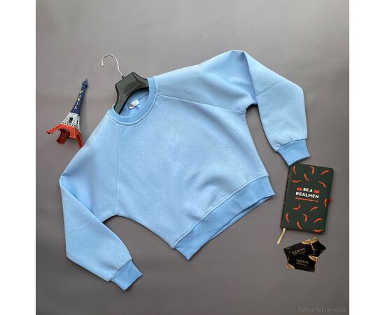 Фотография Батник женский Зима 02 блакитний (3 шт. р.сетка S-L) "Verton" недорого оптом от прямого поставщика, изображение 2