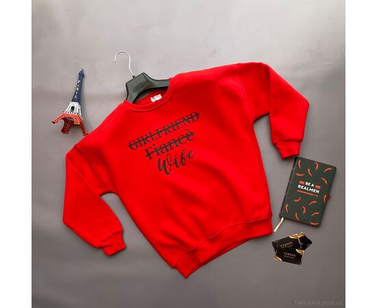 Батник жіночий Зима 03 червоний (3 шт. р.сіткаS-L) "Verton" недорого оптом від прямого постачальника, зображення 2