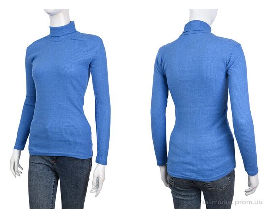 Фотография Водолазка женская Весна/осень 9376-3 blue (2 шт. р.сетка 42-48) "Red Hat" недорого оптом от прямого поставщика, изображение 3