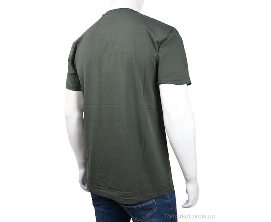 Футболка чоловіча Літо 3707-115-2 khaki (4 шт. р.сіткаM-2XL) "Мир" недорого оптом від прямого постачальника, зображення 2