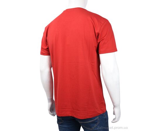 Футболка чоловіча Літо 3707-115-3 red (4 шт. р.сіткаM-2XL) "Мир" недорого оптом від прямого постачальника, зображення 2