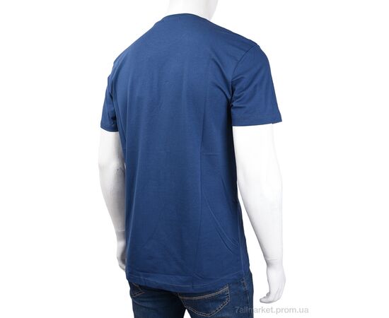 Футболка чоловіча Літо 3707-0078-1 blue (4 шт. р.сіткаM-2XL) "Мир" недорого оптом від прямого постачальника, зображення 2