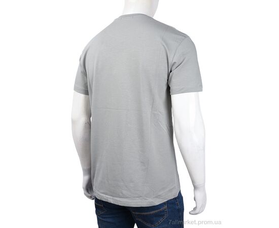 Футболка чоловіча Літо 3707-0078-2 grey (4 шт. р.сіткаM-2XL) "Мир" недорого оптом від прямого постачальника, зображення 2