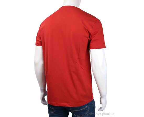 Футболка чоловіча Літо 3707-0064-2 red (4 шт. р.сіткаM-2XL) "Мир" недорого оптом від прямого постачальника, зображення 2
