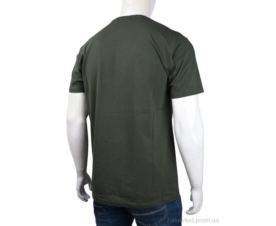 Футболка чоловіча Літо 3707-109-1 green (4 шт. р.сіткаM-2XL) "Мир" недорого оптом від прямого постачальника, зображення 2