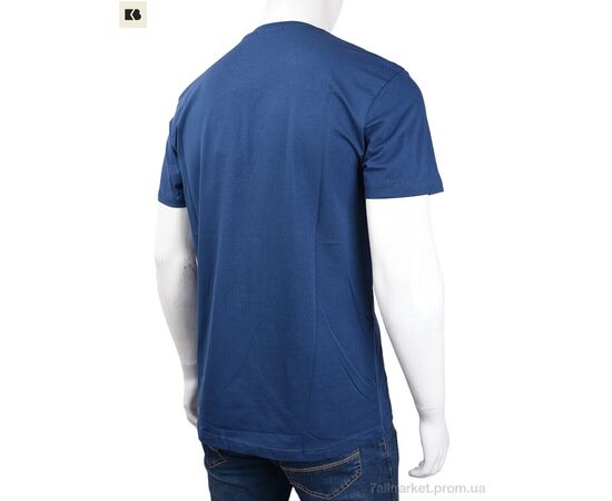 Футболка чоловіча Літо 3707-0078-1 blue (4 шт. р.сіткаM-2XL) "BIG" недорого оптом від прямого постачальника, зображення 2