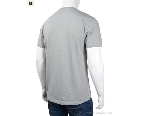 Футболка чоловіча Літо 3707-0078-2 grey (4 шт. р.сіткаM-2XL) "BIG" недорого оптом від прямого постачальника, зображення 2